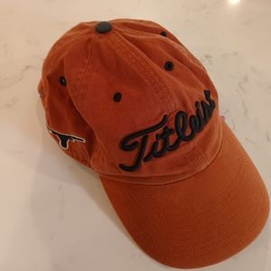 Titleist golf hat, Texas orange